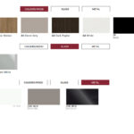 Delta Chefzimmer -Dekorfarben Glas- und Metallfarebn Übersicht