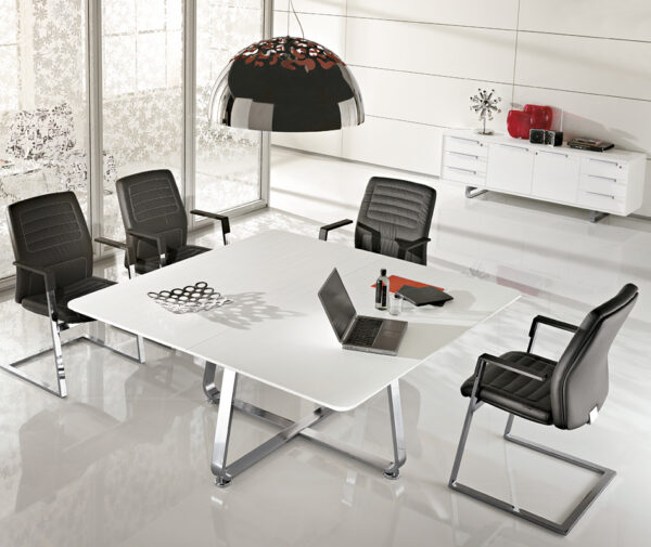 Seventies 13 Design Chefzimmer, Meetingtisch, Besprechungs-Tisch für 8 Personen