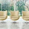 Buenavista  07 elegant luxuriöser Büro-Sessel, von Hand gefertigt, sehr bequemer Wellness Stuhl