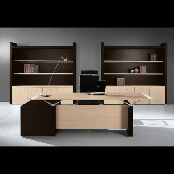 ABC 04 Designer Schreibtisch, Büromöbel, helle Eiche