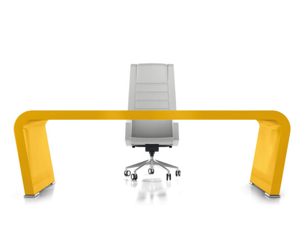 Vanity  18  Design Chef-Schreibtisch,  gelb lackiert