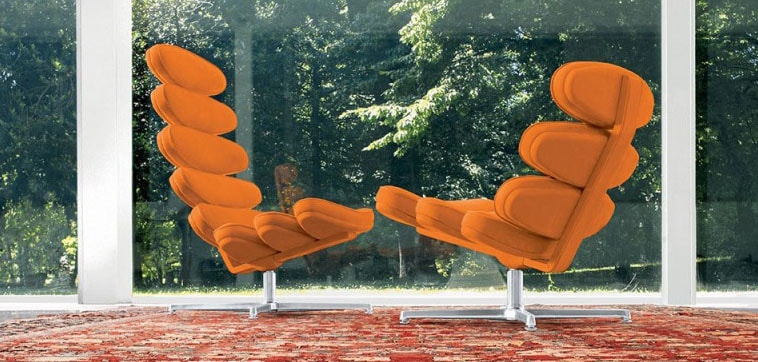 AIRONE Relax Designerstuhl orange