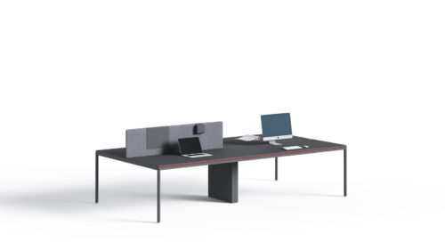 Fil Rouge - ob Teamarbeitplätze oder moderner Design Einzelschreibtisch - viellseitig einsetzbar - innovatives Tischgestell