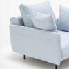 Lotus 005 Sessel mit bequemen Kissen, schmale Armlehnen, hochwertiger Nosagfederung