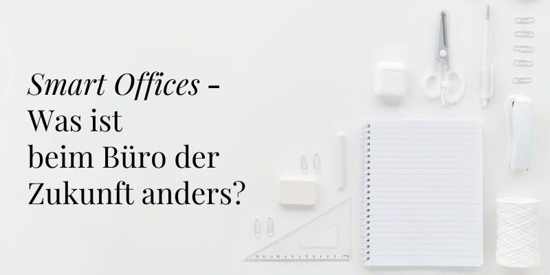 Weißer Hintergrund, weiße Büroartikel, schwarze Schrift