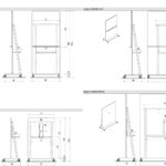 SHARE-TV-Station, Whiteboard Abmessungen