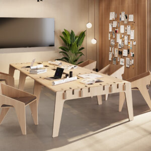 Team Schreibtisch Interlocking-System