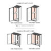 Pronto - Telefonbox-single-double-varianten-abmessungen