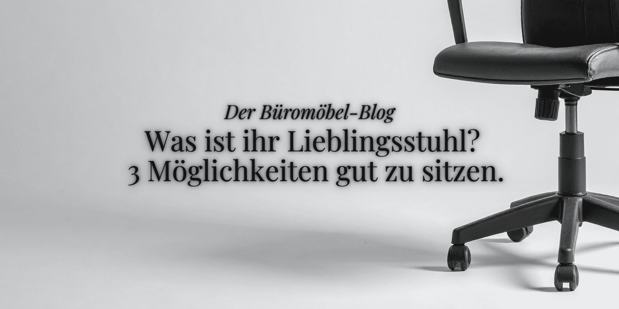 schwarzer drehstuhl, weiße hohlkehle,