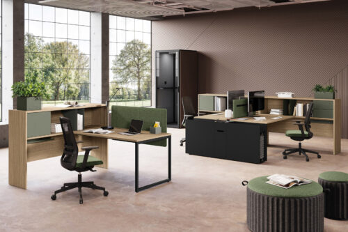 Sigma_01- buerosystem-leicht-modern-schreibtisch-eiche-green-kollektion-vielseitig-modern-trendfarben