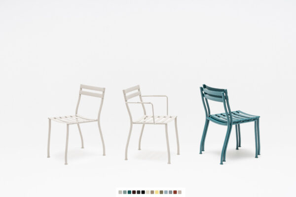 Flaner_Chair_01 - Outdoor-metall-design-stapelstuhl-armlehnen-terrassenstuhl-buero-garten-robust-langlebig-verzinkt-ralfarben-pulverbeschichtet-ral2003020-ral7044