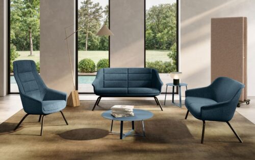 Jera24_13 - Lounge Sessel- Sofa Designkollektion, Relaxinsel für den Wartebereich, große Auswahl an Bezugsstoffen