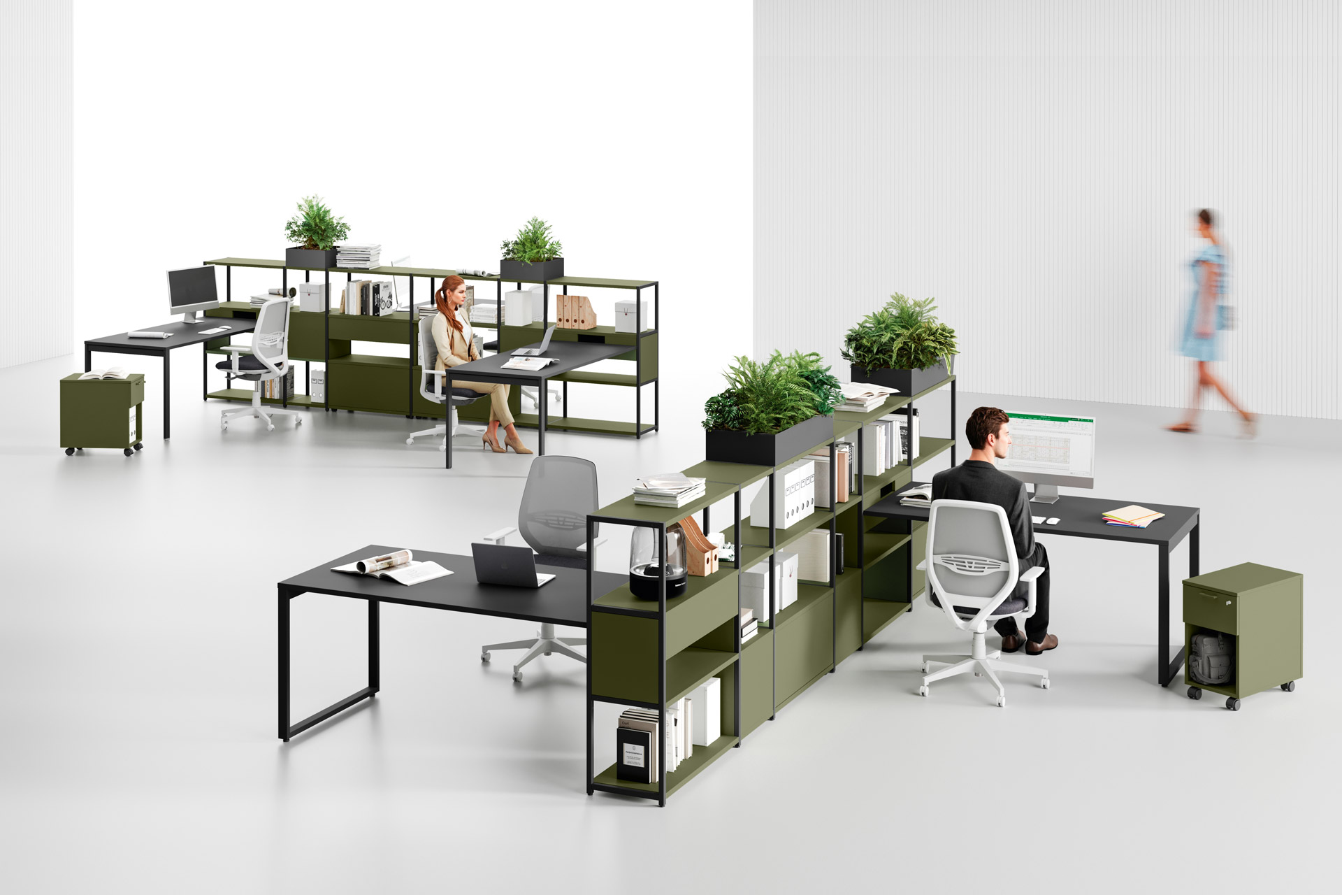 Büromöbel Hamburg: Modulares Regalsystem CUBO