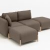 Linka 10 - Modulares Sofa für Wartebereiche mit erweiterbaren Sitzelementen und individueller Auswahl an Bezugsstoffen.