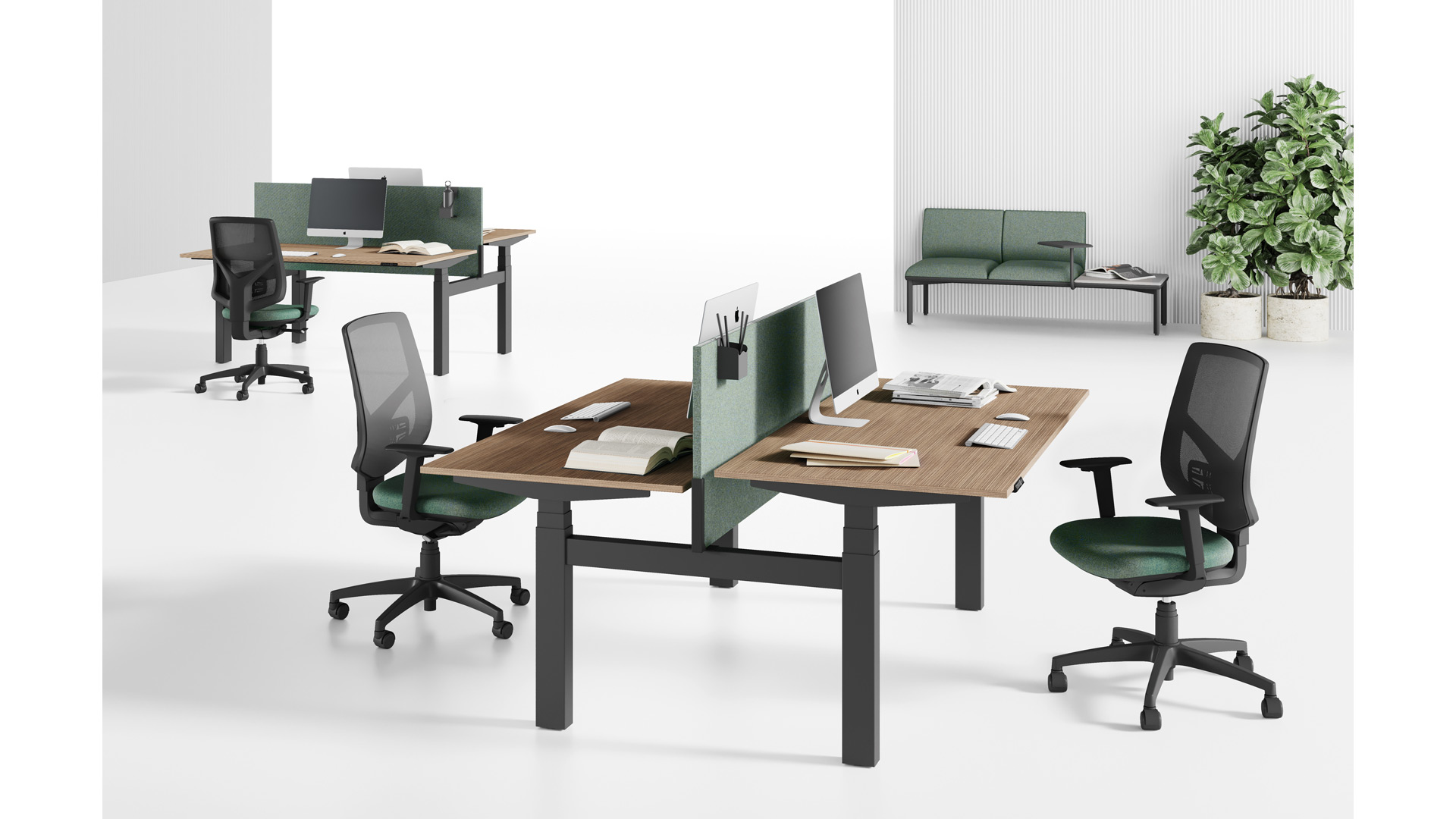 Wie viel Lux am Arbeitsplatz? Position ändern mit dem UP Sitz-Stehtisch